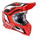 CASQUE CROSS ADULTE PROGRIP 3180 ROUGE-BLANC M