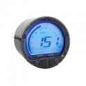 COMPTE TOURS KOSO DIGITAL DL-02R NOIR 0 A 20 000 TRS + THERMOMETRE 0 A 250°C + HORLOGE