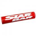 MOUSSE DE GUIDON MOTO CROSS STAR BAR MX-ENDURO ROUGE (DIAM 50mm - LONGUEUR 250mm)