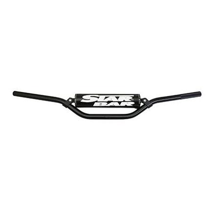 154316 GUIDON MOTO STAR BAR CROSS MX-ENDURO ALU 2014 T6 DIAM 22,2mm L800mm H86mm NOIR AVEC BARRE DE RENFORT xxx Info ARTEK 