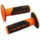 133633 REVETEMENT POIGNEE PROGRIP OFF ROAD 801 DOUBLE DENSITE FLUO DESIGN ORANGE FLUO-NOIR 115mm (PAIRE) (CROSS-MX) xxx Info PRO