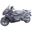 TABLIER COUVRE JAMBE TUCANO POUR KYMCO 125-350 DOWNTOWN 2015- (R178-X) (TERMOSCUD) (SYSTEME ANTI-FLOTTEMENT SGAS)