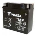 BATTERIE 12V 17,7 Ah YT19BL-BS YUASA MF SANS ENTRETIEN HAUTE PERFORMANCE AVEC PACK ACIDE (Lg186xL82xH171mm)