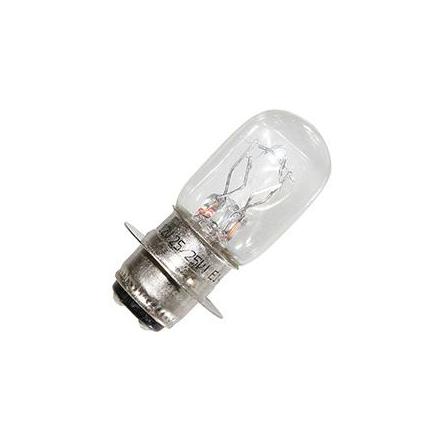 133656 AMPOULE-LAMPE 12V 25-25W CULOT P15D25 BLANC (PROJECTEUR) (VENDU A L'UNITE) -FLOSSER- xxx Info FLOSSER 