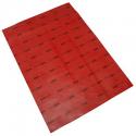 FEUILLE TOILE DE MEMBRANE CYCLO ADAPTABLE SOLEX ROUGE (210x300 mm) SELECTION P2R-