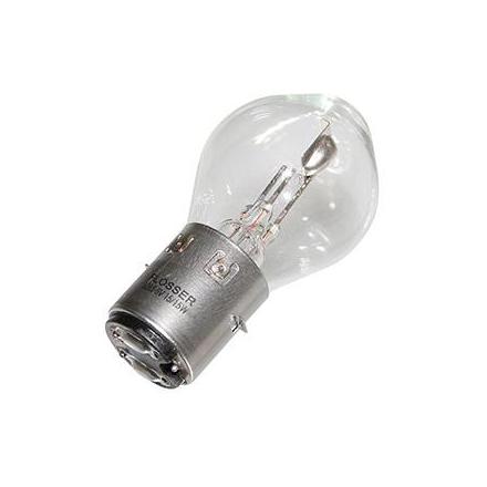 133651 AMPOULE-LAMPE 6V 15-15W NORME S2 CULOT BA20D STANDARD BLANC (PROJECTEUR) (VENDU A L'UNITE) -FLOSSER- xxx Info FLOSSER 