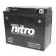 125796 BATTERIE 12V 18Ah YTX20L-BS GEL NITRO SANS ENTRETIEN GEL PRET A L'EMPLOI (Lg175xL87xH155) NITRO BATTERIES