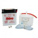 BATTERIE 12V 30 Ah NB30CL-B NITRO CONVENTIONNELLE AVEC ENTRETIEN (Lg168xL132xH192mm) (EQUIVALENT YB30CL-B)