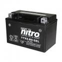 BATTERIE 12V 8 Ah NTX9 NITRO SLA SANS ENTRETIEN PRETE A L'EMPLOI (Lg150xL87xH105mm) (EQUIVALENT YTX9-BS - AGM - GEL)