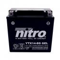 BATTERIE 12V 12 Ah NTX14 NITRO SLA SANS ENTRETIEN PRETE A L'EMPLOI (Lg150xL87xH145mm) (EQUIVALENT YTX14-BS - AGM - GEL)