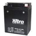 BATTERIE 12V 14 Ah NB14L-A2 NITRO SLA SANS ENTRETIEN PRETE A L'EMPLOI (Lg134xL89xH166mm) (EQUIVALENT YB14L-A2 - AGM - GEL)