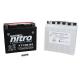 125766 BATTERIE 12V 10Ah YT12B-BS NITRO SANS ENTRETIEN LIVREE AVEC PACK ACIDE (Lg150xL69xH130) NITRO BATTERIES