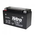 BATTERIE 12V 6,5 Ah NT7B-4 NITRO SLA SANS ENTRETIEN PRETE A L'EMPLOI (Lg150xL65xH93mm) (EQUIVALENT YT7B-4 - AGM - GEL)