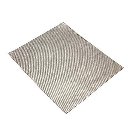 137445 PROTECTION ISOLANTE ADHESIVE EN TISSU DE VERRE ET ALUMINIUM (250x200mm) (VENDU A L'UNITE) xxx Info 