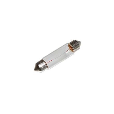 133682 AMPOULE-LAMPE 12V 10W NORME C5W CULOT SV 8.5-11X40 NAVETTE BLANC (FEU DE POSITION) (VENDU A L UNITE) -FLOSSER- xxx Info 