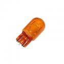 AMPOULE-LAMPE 12V 21-5W NORME W3W CULOT W3x16Q WEDGE ORANGE (COMPTEUR ET CLIGNOTANTS) (BOITE DE 10) -FLOSSER-