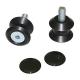 137264 SUPPORT LEVE MOTO ARRIERE HONDA-SUZUKI-DUCATI NOIR (8MM) xxx Info 