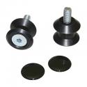 SUPPORT LEVE MOTO ARRIERE HONDA-SUZUKI-DUCATI NOIR (8MM)