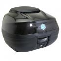 TOP CASE 37L ORIGINE PIAGGIO 300-500 MP3 2014- NOIR 91-B (SANS PORTE BAGAGE) -CM261608-