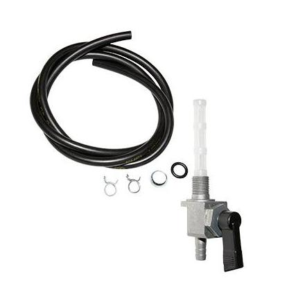 143227 ROBINET ESSENCE CYCLO ADAPTABLE PEUGEOT 103 SP-MVL AVEC DURITE NOIRE + COLLIERS -SELECTION P2R- P2R (Motorisé) Robinets 