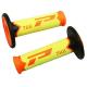 143770 REVETEMENT POIGNEE PROGRIP OFF ROAD 788 TRIPLE DENSITE SPECIAL EDITION FLUO DESIGN ORANGE FLUO-JAUNE FLUO-NOIR 115mm (PAI