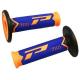 143772 REVETEMENT POIGNEE PROGRIP OFF ROAD 788 TRIPLE DENSITE SPECIAL EDITION FLUO DESIGN ORANGE-BLEU-NOIR 115mm (PAIRE) (CROSS-