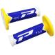 143648 REVETEMENT POIGNEE PROGRIP OFF ROAD 788 TRIPLE DENSITE SPECIAL EDITION BLANC-BLEU-JAUNE 115mm (PAIRE) (CROSS-MX) xxx Info