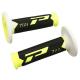 143650 REVETEMENT POIGNEE PROGRIP OFF ROAD 788 TRIPLE DENSITE SPECIAL EDITION FLUO DESIGN FLUO JAUNE FLUO-NOIR-BLANC 115mm (PAIR