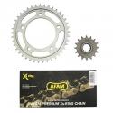 KIT CHAINE ADAPTABLE HONDA 1000 VTR F FIRESTORM 1997-2006 530 16x41 (DIAM COURONNE 112-138-12.25) (DEMULTIPLICATION ORIGINE)