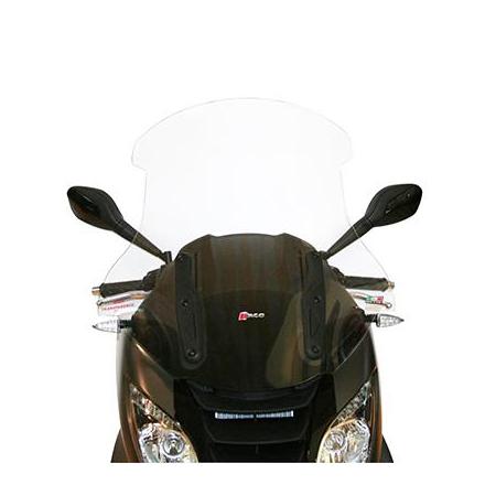 156513 PARE BRISE MAXISCOOTER POUR PEUGEOT 400 METROPOLIS 2014> TRANSPARENT AVEC SERIGRAPHIE (H 735mm - L 670mm) -FACO- xxx Inf