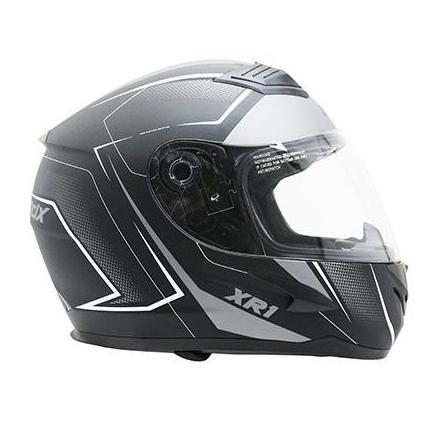 156562 CASQUE INTEGRAL ADX XR1 SHADOWS NOIR-BLANC MAT XXL xxx Info ADX 