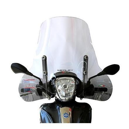 156520 PARE BRISE MAXISCOOTER POUR PIAGGIO 125 MEDLEY 2016> TRANSPARENT -FACO- xxx Info FACO 