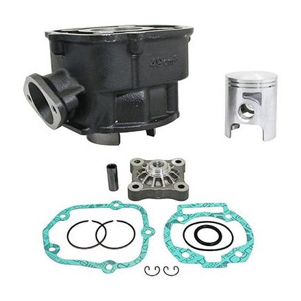 157277 HAUT MOTEUR 50 A BOITE POLINI ALU POUR DERBI 50 SENDA 2006>, GPR 2006>-GILERA 50 SMT 2006>, RCR 2006> (MOTEUR DERBI EURO 