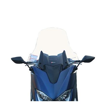 155963 PARE BRISE MAXISCOOTER POUR YAMAHA 530 TMAX 2017>TRANSPARENT (H 590mm - L 620mm) -FACO- xxx Info FACO 