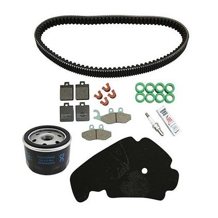 155703 KIT ENTRETIEN MAXISCOOTER ORIGINE PIAGGIO 400 MP3 LT 2007> (AVEC GUIDES VARIATEUR) -1R000379- xxx Info PIAGGIO 