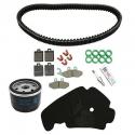 KIT ENTRETIEN MAXISCOOTER ORIGINE PIAGGIO 400 MP3 LT 2007-2011 (AVEC GUIDES VARIATEUR) -1R000379-