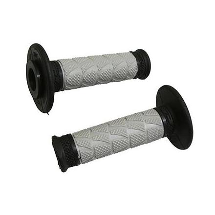 155510 REVETEMENT POIGNEE PROGRIP OFF ROAD 783 DOUBLE DENSITE BASE NOIR-GRIS 115mm (PAIRE) (CROSS-MX) xxx Info PROGRIP 