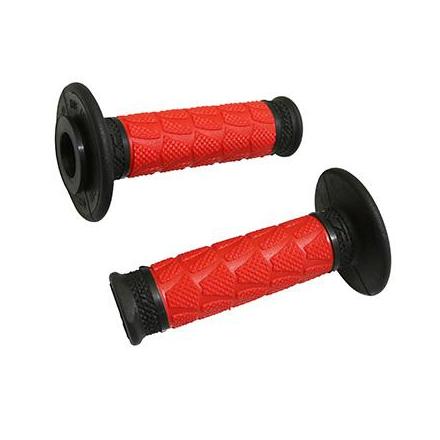 155512 REVETEMENT POIGNEE PROGRIP OFF ROAD 783 DOUBLE DENSITE BASE NOIR-ROUGE 115mm (PAIRE) (CROSS-MX) xxx Info PROGRIP 