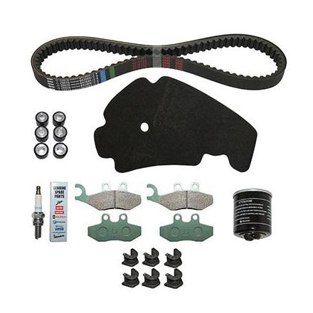 155813 KIT ENTRETIEN MAXISCOOTER ORIGINE PIAGGIO BEVERLY 125 2005> (AVEC GUIDES VARIATEUR) -1R000413- xxx Info PIAGGIO 