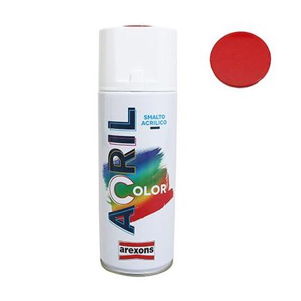 156328 BOMBE DE PEINTURE AREXONS ACRYLIQUE ROUGE SECURITE RAL 3001 (CADRE YAMAHA-SOLEX 3800 LUXE) (spray 400 ml) (3936) xxx Info