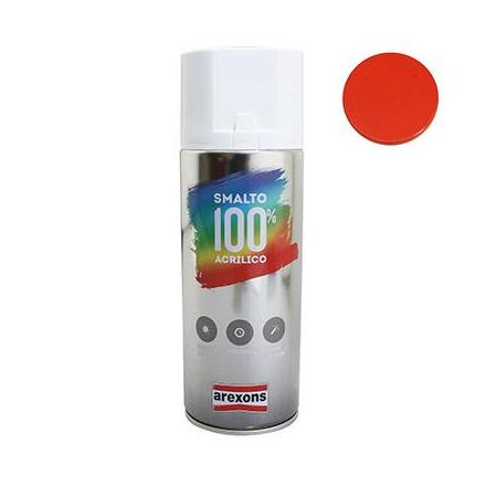 156326 BOMBE DE PEINTURE AREXONS ACRYLIQUE 100 ORANGE PUR BRILLANT spray 400 ml (3598) xxx Info 