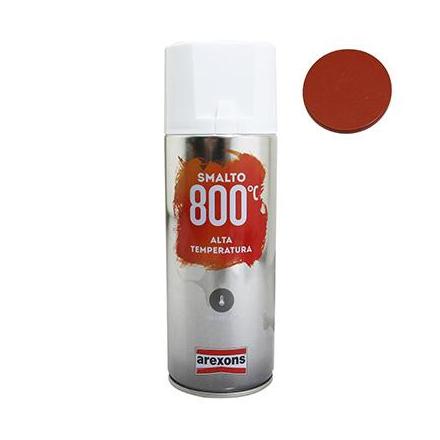 156325 BOMBE DE PEINTURE AREXONS PRO HAUTE TEMPERATURE 800°C ROUGE spray 400 ml (3436) xxx Info 