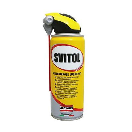 156363 LUBRIFIANT AREXONS SVITOL 6-IN-1 MULTIFONCTIONS PROFESSIONNEL (AEROSOL 400ml) xxx Info METZELER 