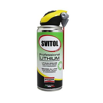 156361 GRAISSE AREXONS SVITOL AU LITHIUM HAUTE VISCOSITE -40°C A +160°C (SPRAY 400ml) xxx Info METZELER 