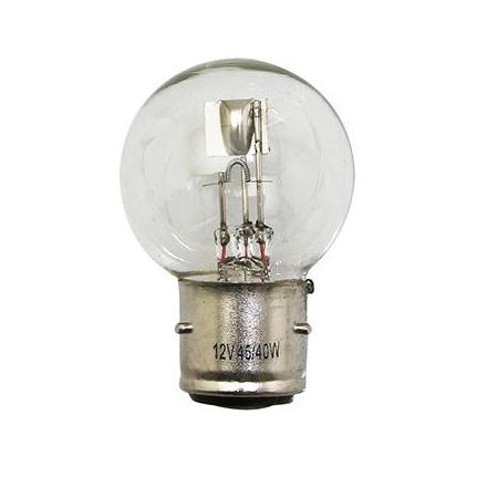 156260 AMPOULE-LAMPE 12V 45-40W CULOT BA21D STANDARD BLANC (PROJECTEUR) (VENDU A L'UNITE) -SELECTION P2R- xxx Info 