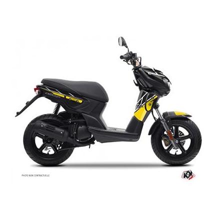 158892 KIT DECO AUTOCOLLANT-STICKER SCOOT VINTAGE JAUNE POUR YAMAHA 50 SLIDER 2007> -KUTVEK- xxx Info TUCANO URBANO 