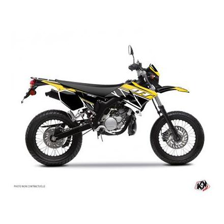 158875 KIT DECO AUTOCOLLANT-STICKER 50 A BOITE REPLICA JAUNE POUR YAMAHA 50 DT 2007>2011 -KUTVEK- xxx Info TUCANO URBANO 