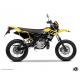 158877 KIT DECO AUTOCOLLANT-STICKER 50 A BOITE VINTAGE JAUNE POUR YAMAHA 50 DT 2007>2011 -KUTVEK- xxx Info TUCANO URBANO 