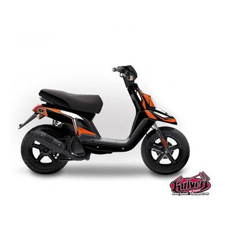 158878 KIT DECO AUTOCOLLANT-STICKER SCOOT FACTORY ORANGE POUR MBK 50 BOOSTER 2004> -KUTVEK- xxx Info TUCANO URBANO 