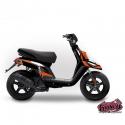 KIT DECO AUTOCOLLANT-STICKER SCOOT FACTORY ORANGE POUR MBK 50 BOOSTER 2004- -KUTVEK-